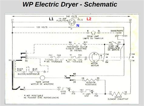 whirlpool dryer electrical schematic 